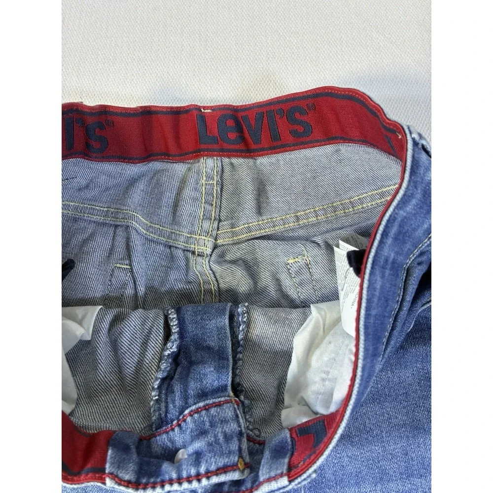 Levi's 514 Straight Leg‎ Boys Jeans Size 18 REG W29 L31 Adjustable Waist Blue